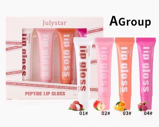 Feuchtigkeitsspendendes Lippenöl-Set mit Fruchtgeschmack – Ansicht 2