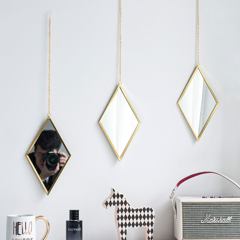 Sechseckiger Kosmetikspiegel aus Messing – Bild 6 | LuxeStyle