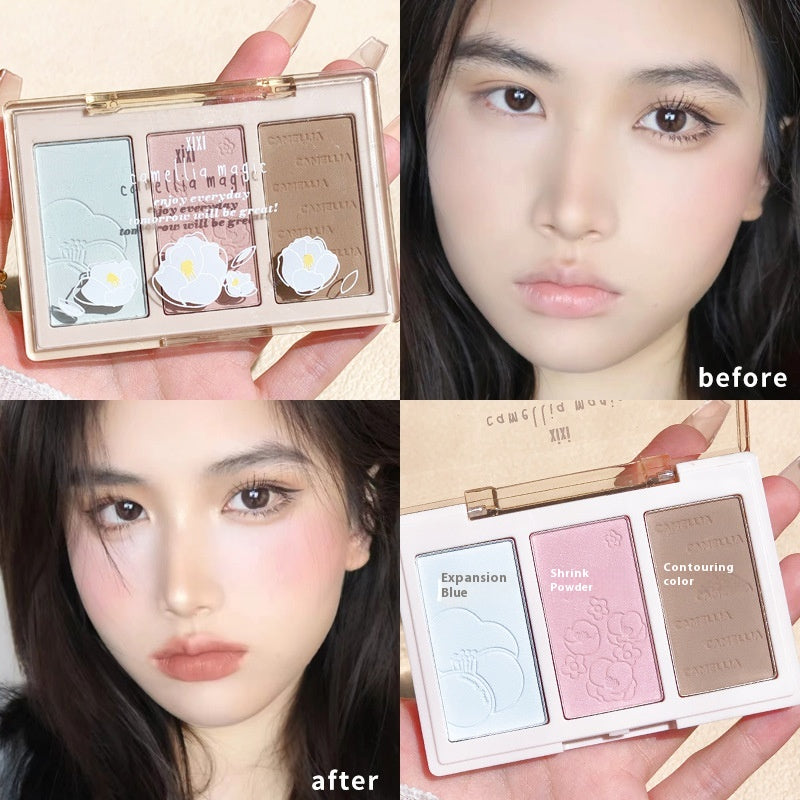 Dreifarbiges Shading Puder in Teenuancen – Bild 1 | LuxeStyle