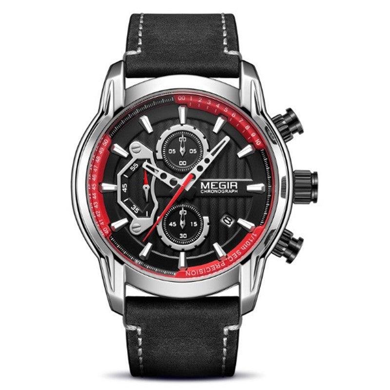 Multifunktions-Chronograph Sport Quarz-Herrenuhr – Bild 3 | LuxeStyle