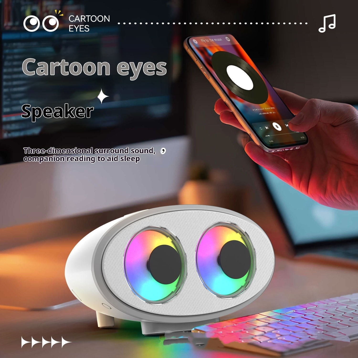 Bluetooth-Lautsprecher «Echo» · RGB-Licht