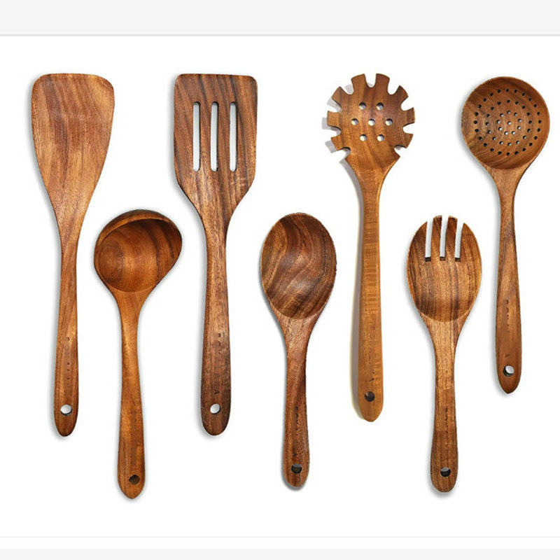 Küchenhelfer-Set Teakholz | LuxeStyle