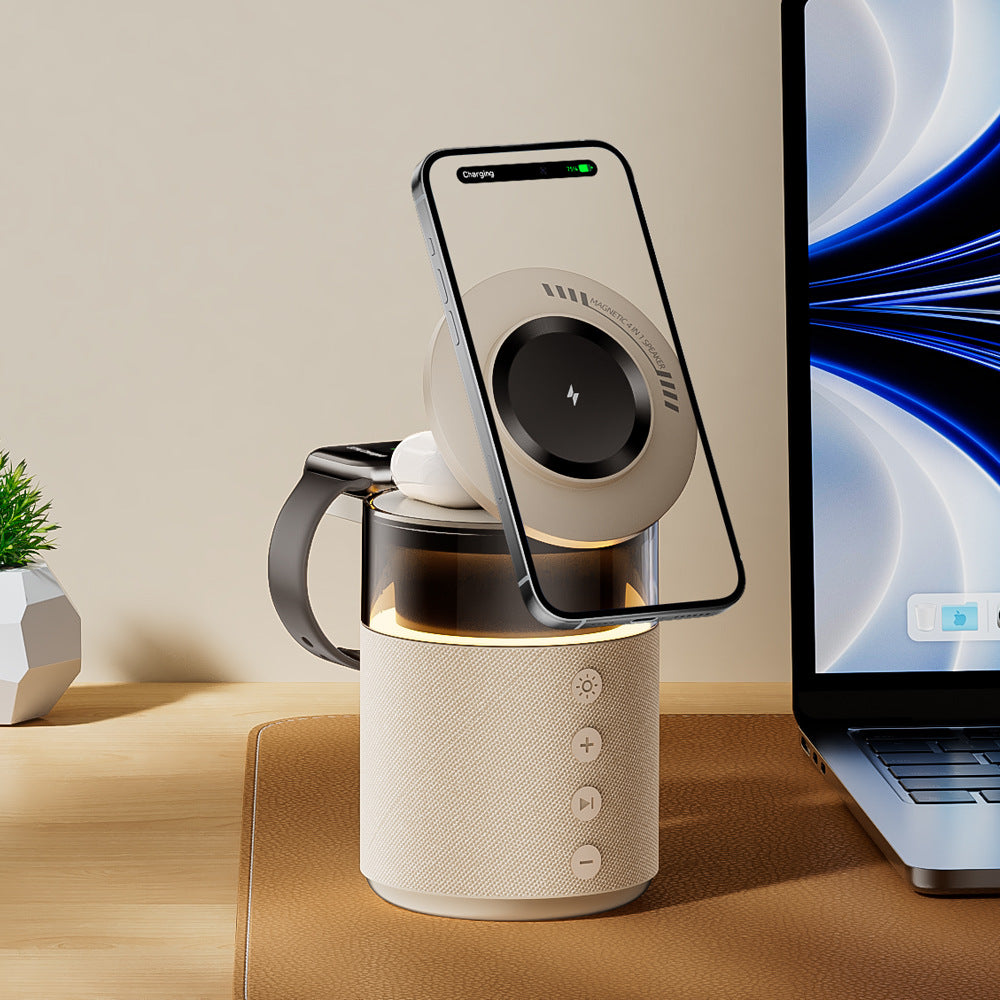 Kabelloses 3-in-1-Ladegerät mit Bluetooth