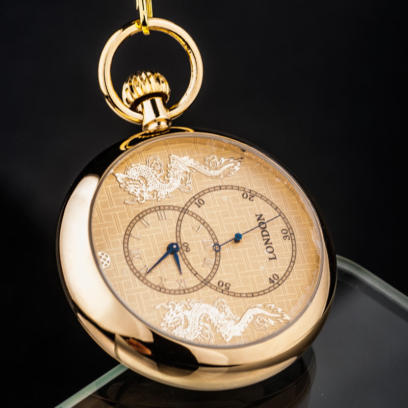 Mechanische Taschenuhr mit Automatikwerk
