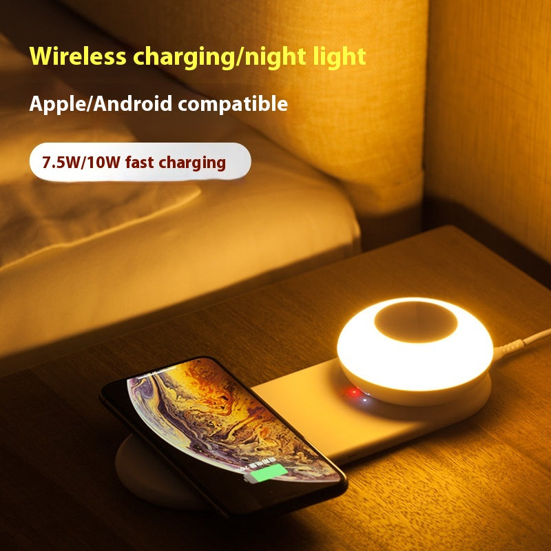 Kabelloses Ladegerät mit LED-Schreibtischlampe