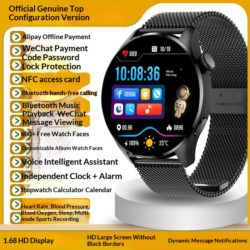 Smartwatch mit Bluetooth-Anrufen und Zugangskontrolle – Bild 6 | LuxeStyle