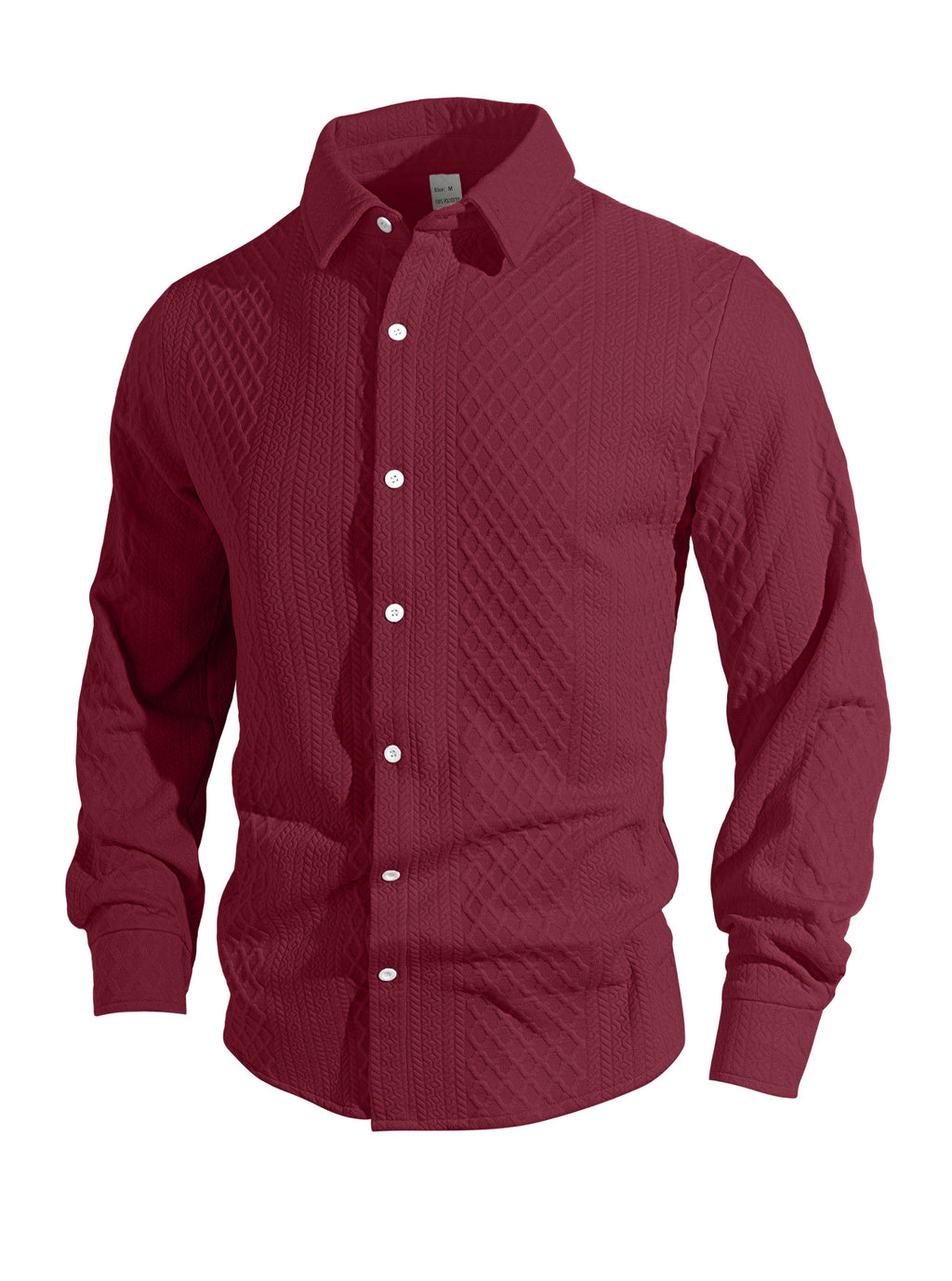 Herren Hemd Strick mit Blumenmuster – Bild 11 | LuxeStyle