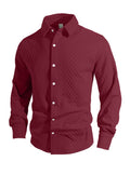 Herren Hemd Strick mit Blumenmuster – Bild 11 | LuxeStyle