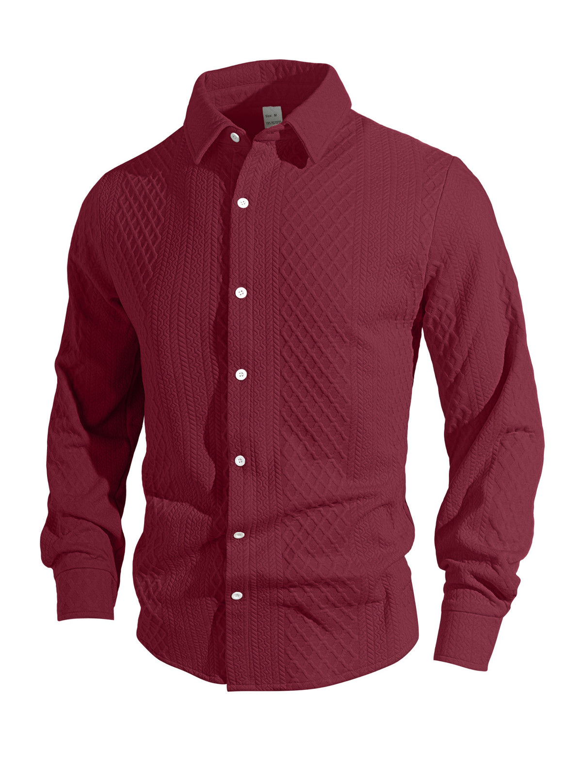 Herren Hemd Strick mit Blumenmuster – Bild 11 | LuxeStyle