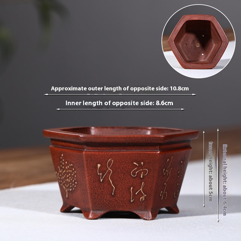 Keramik-Blumentopf aus Lila Ton – Bild 16 | LuxeStyle