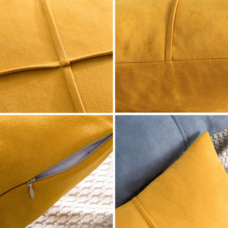 Sofa-Kissenbezug aus Wildlederimitat – Bild 3 | LuxeStyle