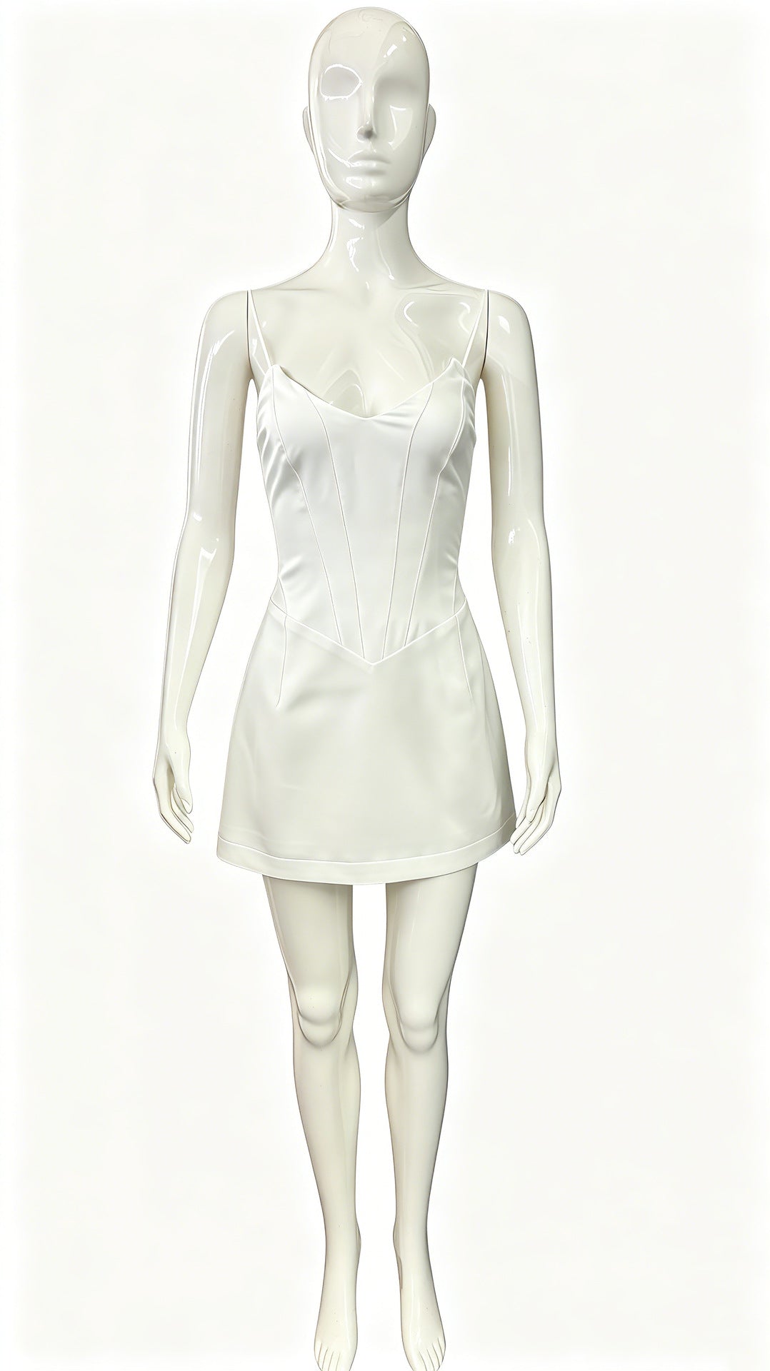 Strapless A-Linie Kleid