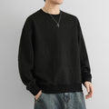 Loose-Fit Pullover ohne Kapuze, einfarbig – Bild 9 | LuxeStyle