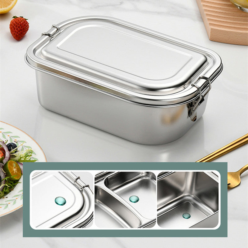 Edelstahl Lunchbox mit Fächern – Bild 4 | LuxeStyle