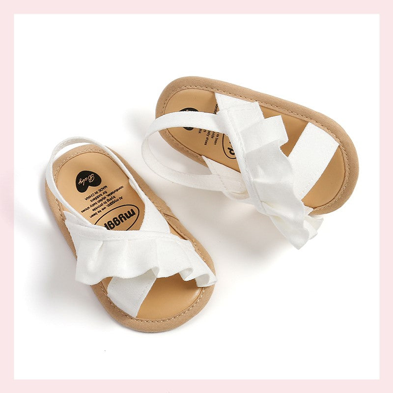 Baby Mädchen Sandalen mit Rüschen – Bild 8 | LuxeStyle