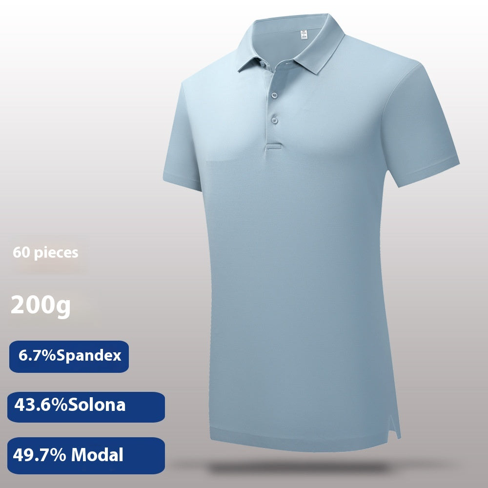 Lanjing Modal Poloshirt mit Revers – Bild 4 | LuxeStyle