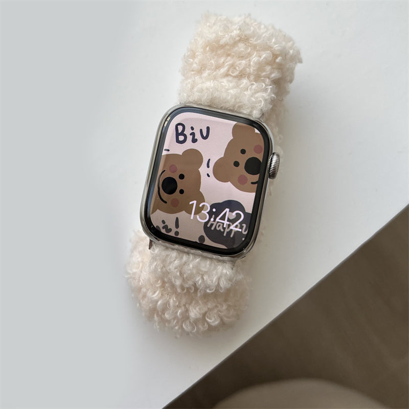 Samt-Haarband für Apple Watch