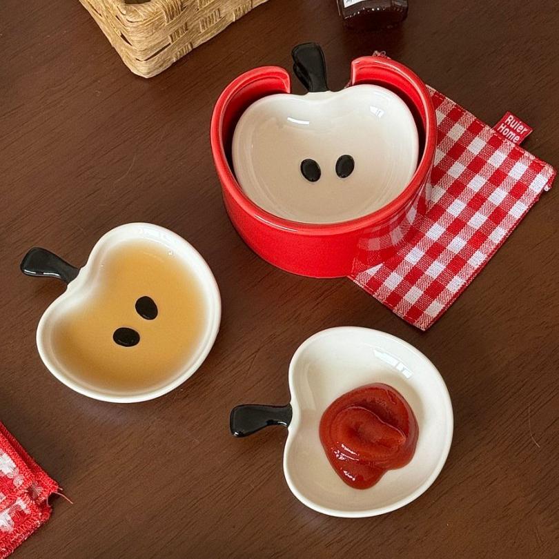 Keramik Saucen-Set «Apfel»