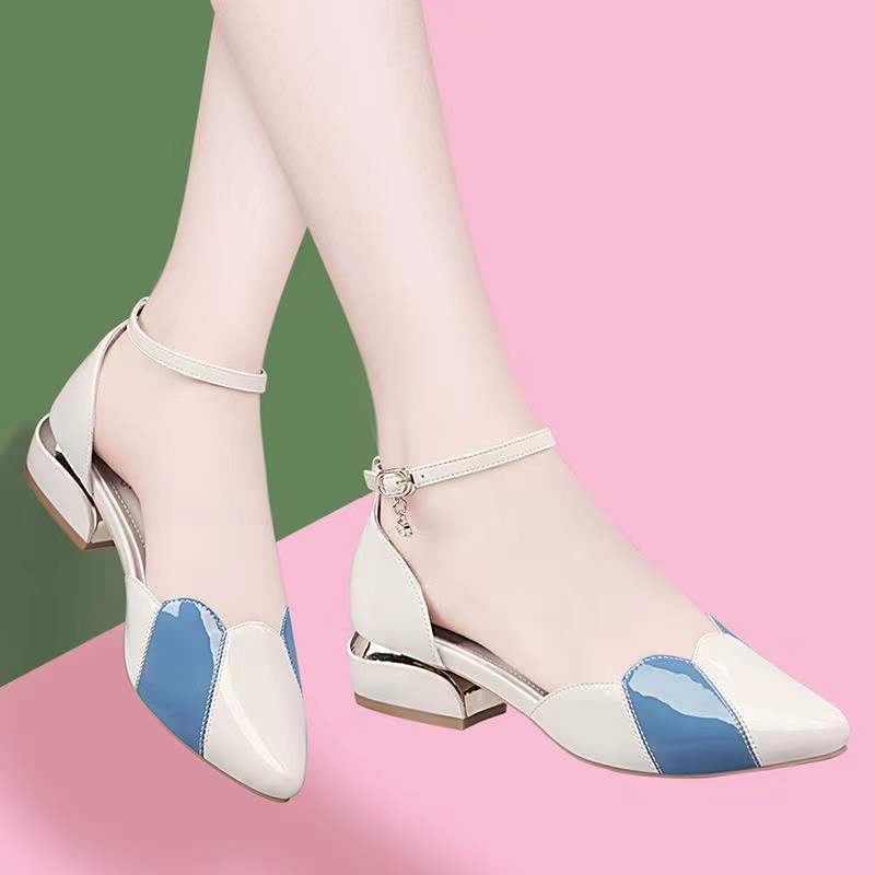 Coarse Heel Sandalen mit Schnalle – Bild 10 | LuxeStyle