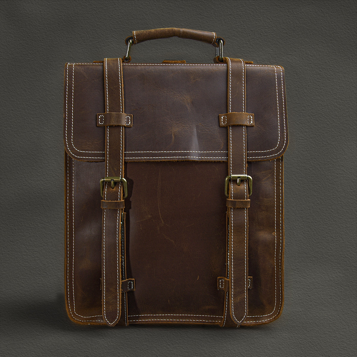 Vintage Lederrucksack Crazy Horse – Bild 2 | LuxeStyle