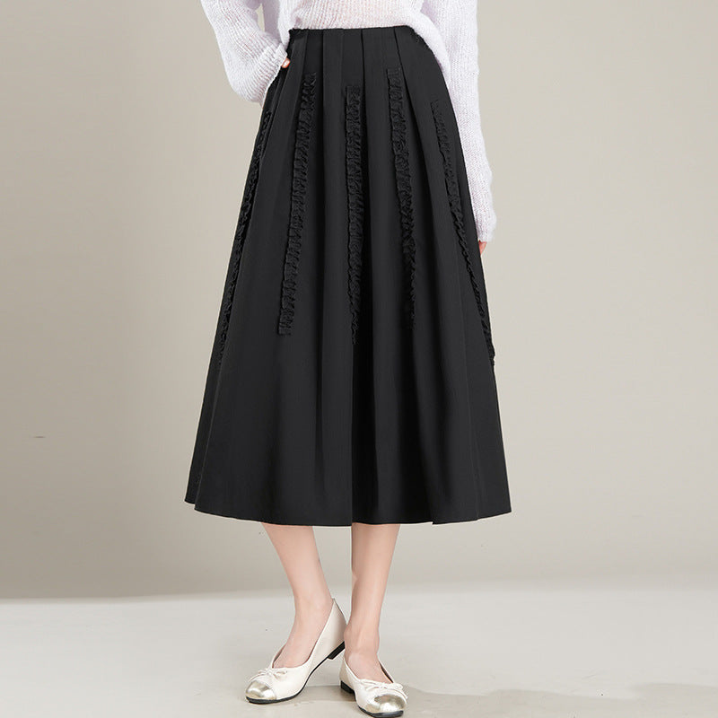 Eleganter A-Linien Midirock