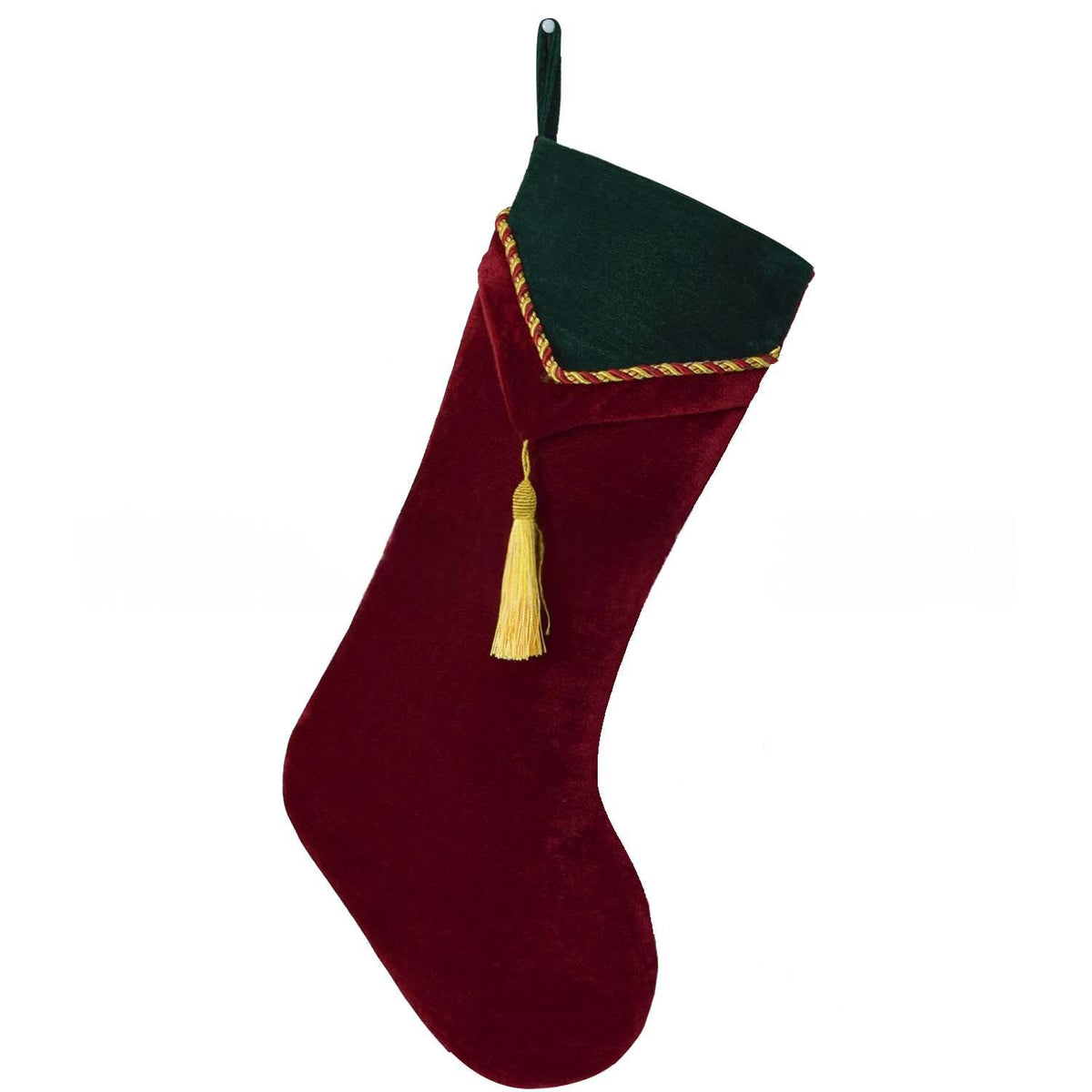 Weihnachtsstrumpf mit Samt-Optik – Bild 5 | LuxeStyle