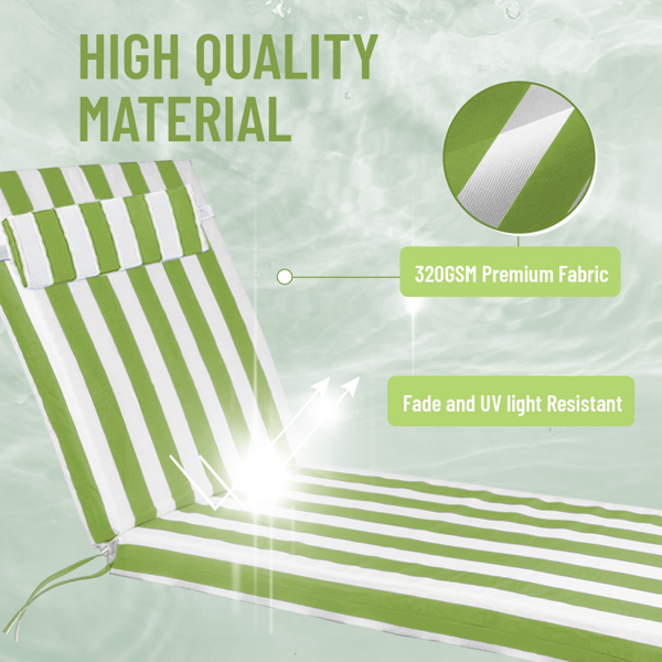 Liegekissen für Outdoor-Chaiselongue