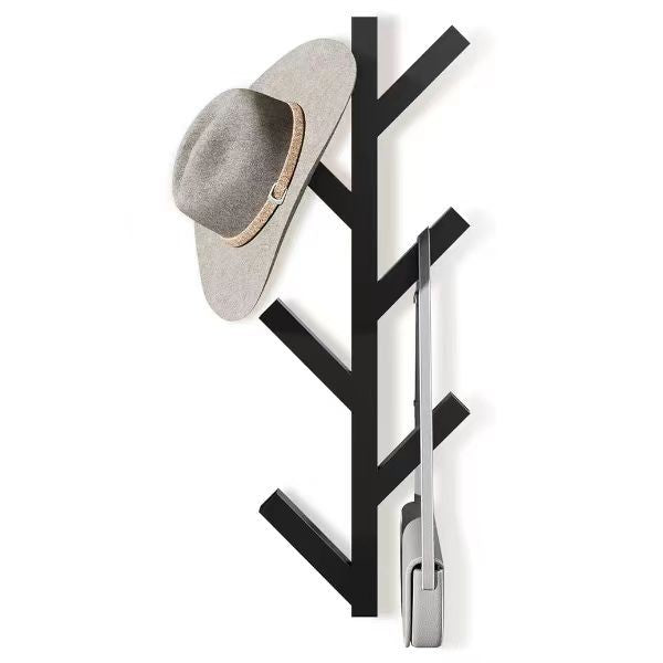 Wandgarderobe aus Metall für Mäntel und Hüte