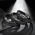 Herren-Lederarmband im Wikinger-Stil | LuxeStyle