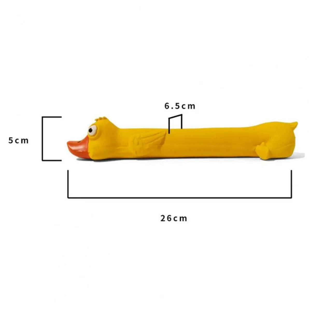 Quietsche-Ente aus Latex für gesunde Hundezähne