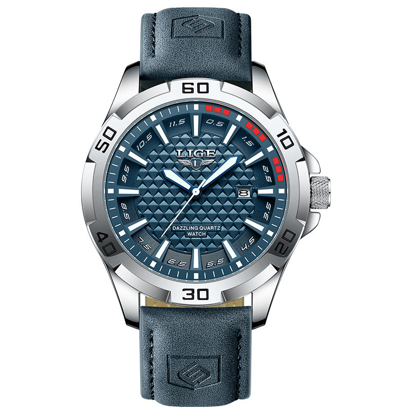 Herrenuhr mit grosser Zifferblatt