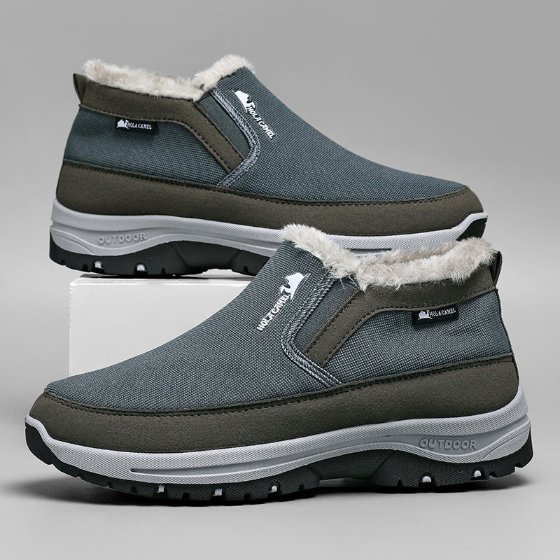 Herren-Winterstiefel mit rutschfester Sohle