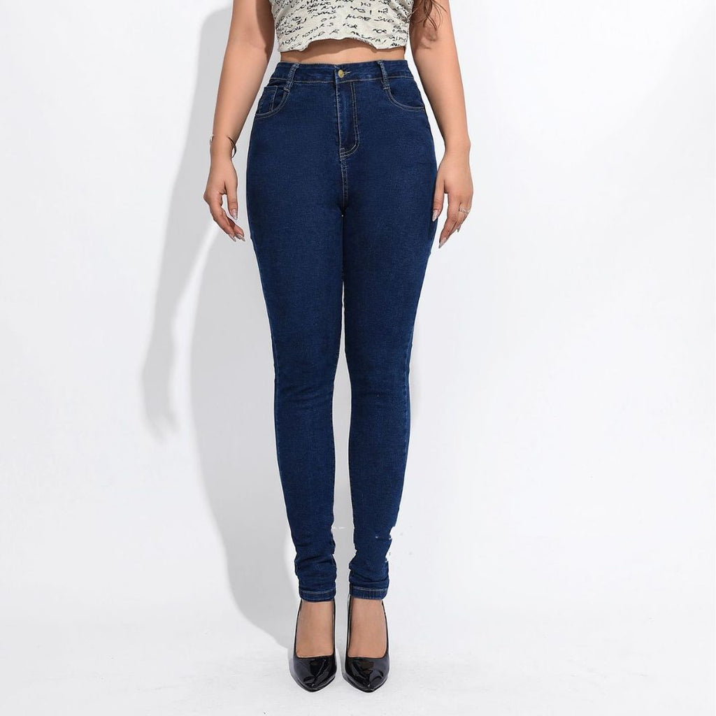 High-Waist-Slim-Jeans
