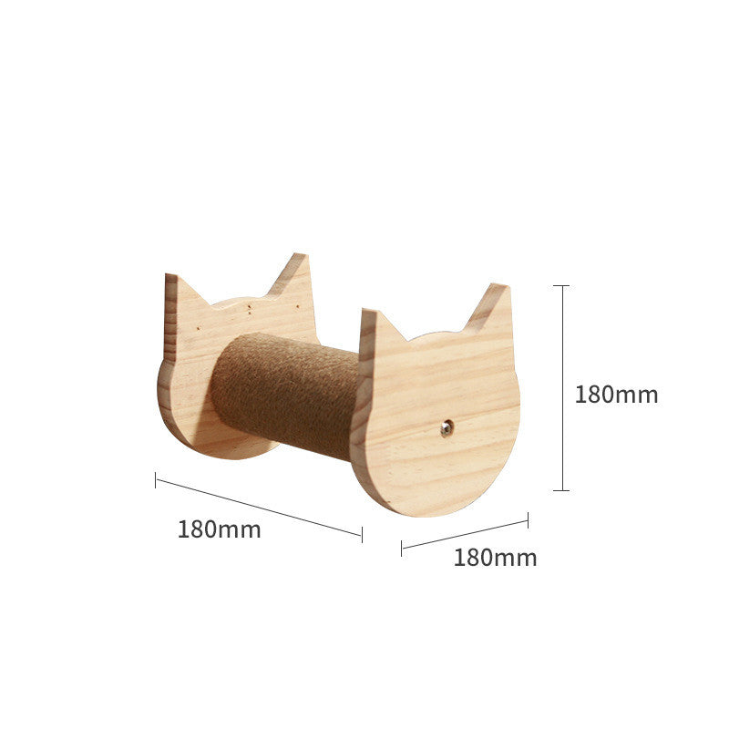 Katzen-Kletterwand aus Massivholz