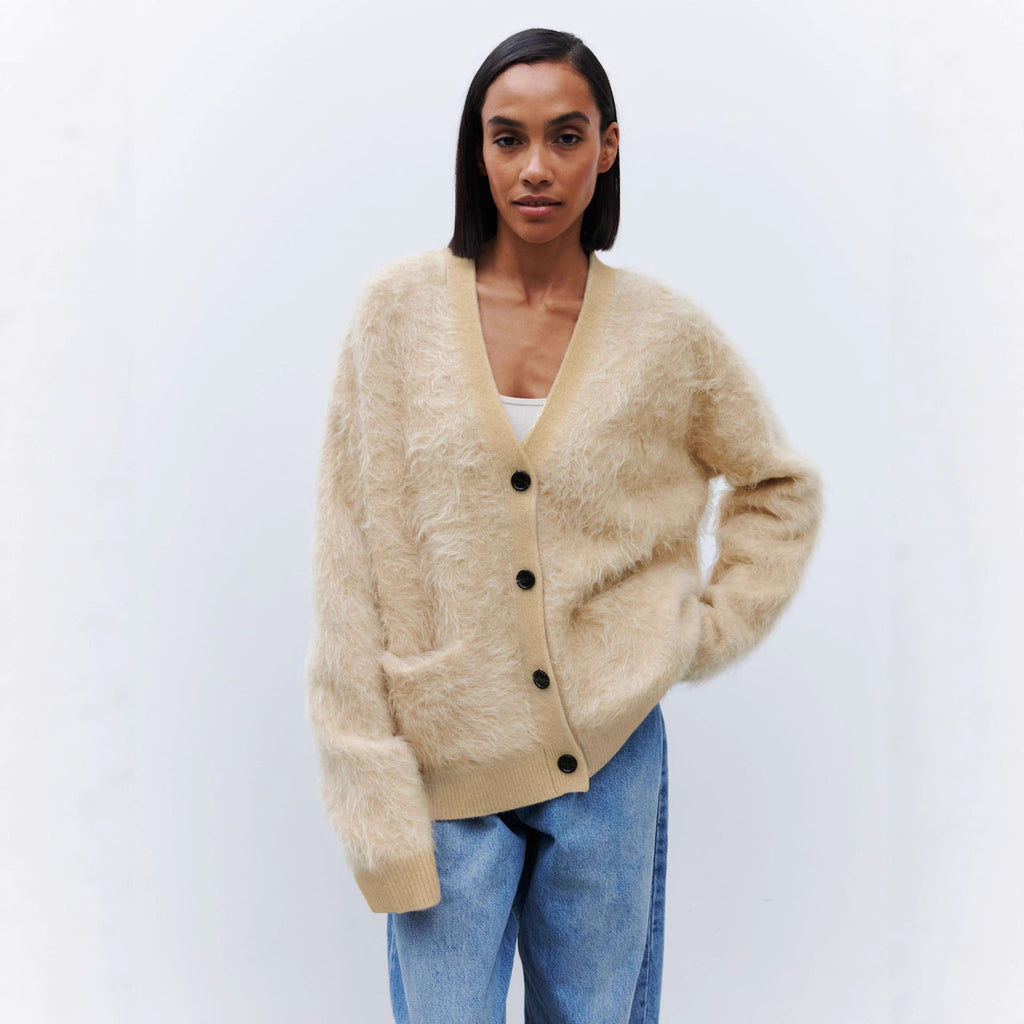Strick-Cardigan im Relaxed Fit