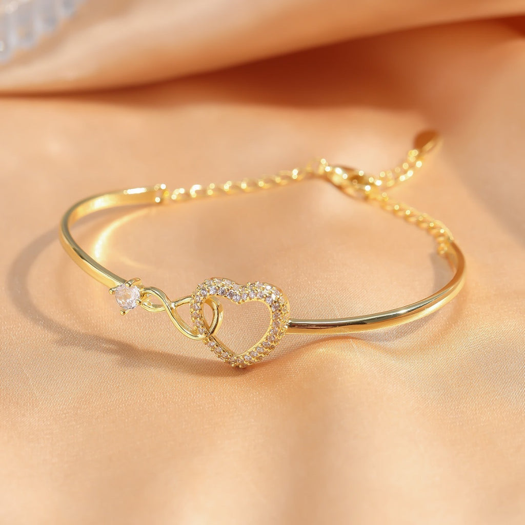 Hohles Zirkon Herz Armband – Bild 7 | LuxeStyle