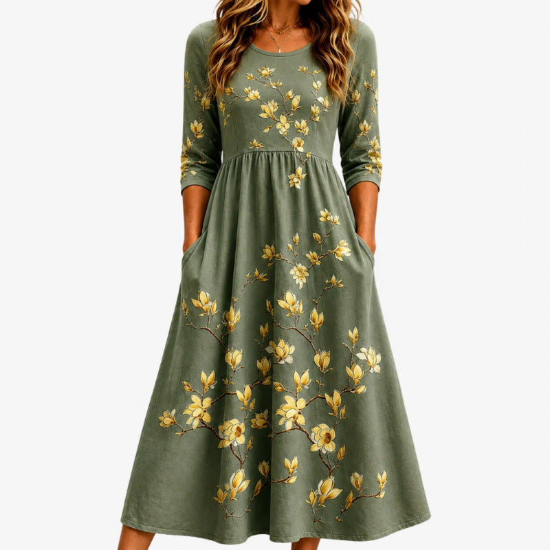 Elegantes Freizeitkleid mit A-Linie