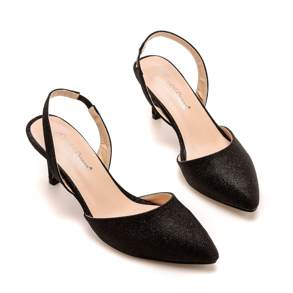 Farbwechselnde Slingback-Sandalen mit spitzer Zehe – Bild 15 | LuxeStyle