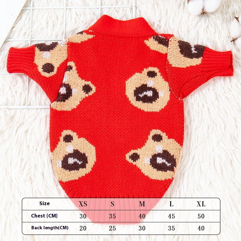 Roter Hundemantel für kleine Hunde – Bild 3 | LuxeStyle