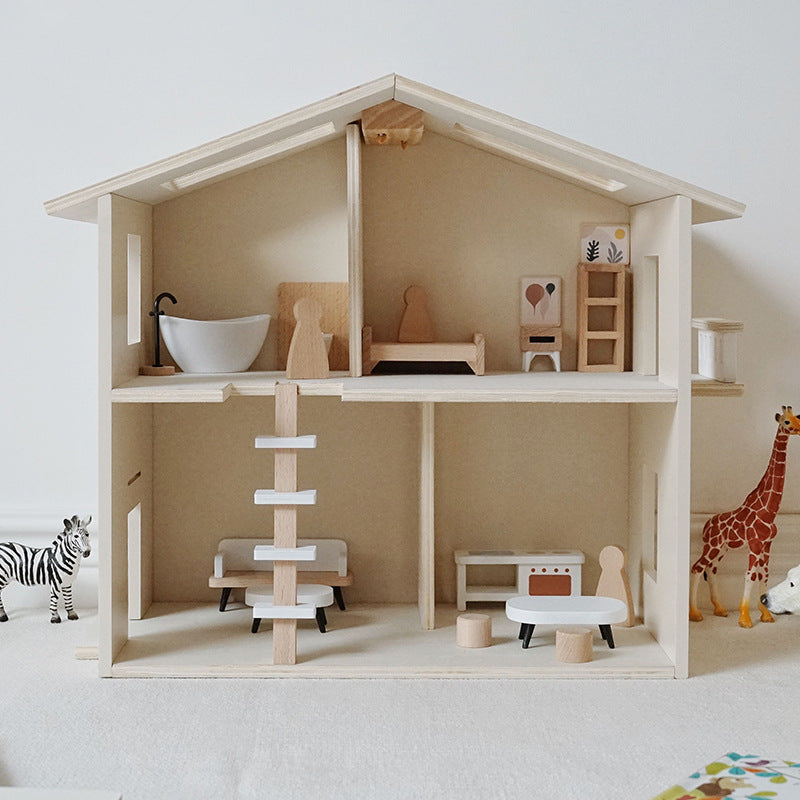 Holzpuppenhaus zum Zusammenbauen – Bild 2 | LuxeStyle