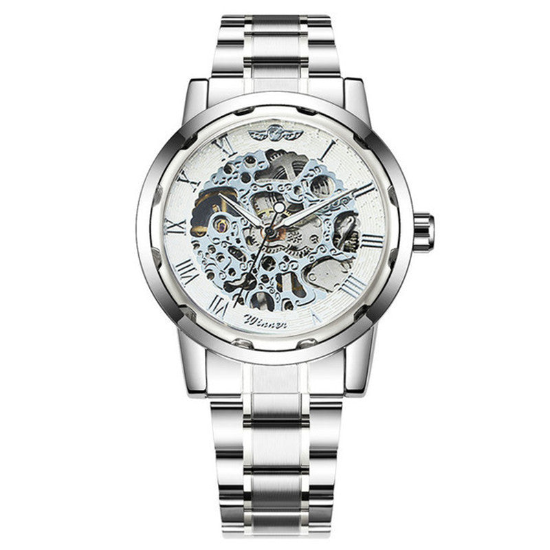 Business / Freizeit Gold Hohlraum-Mechanische Uhr