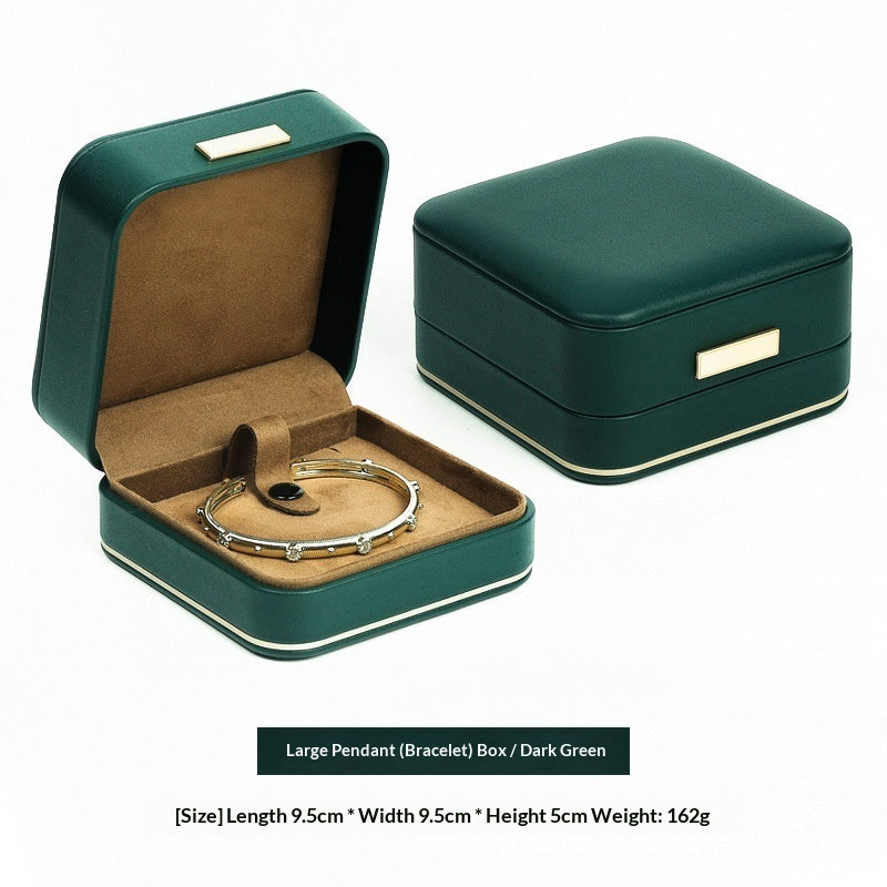 Schmuckbox aus PU-Leder mit abgerundeten Ecken – Bild 8 | LuxeStyle