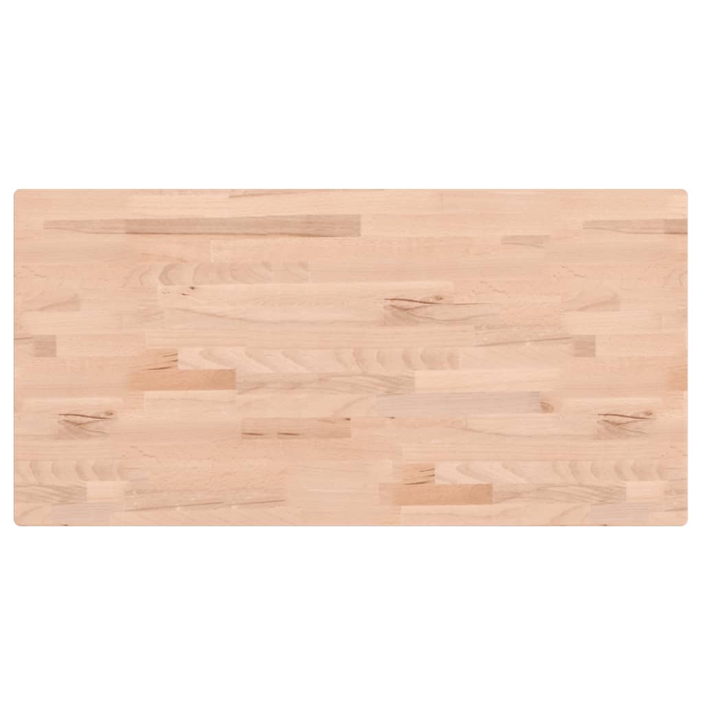 Tischplatte Buche Massivholz 80x40x1.5 cm