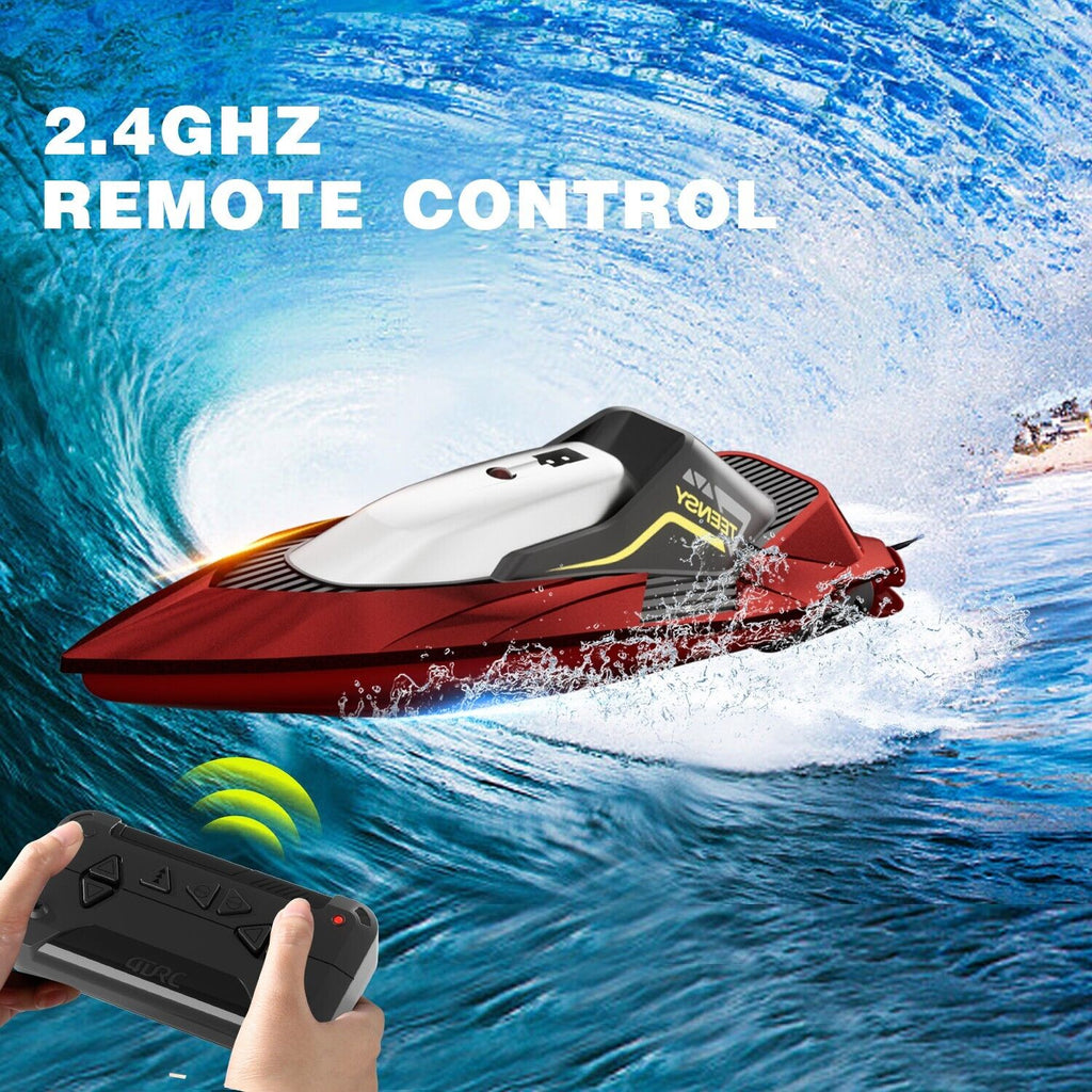 Schnelles RC-Boot für Bäder & Seen, 2.4 GHz, 20 km/h, für Kinder