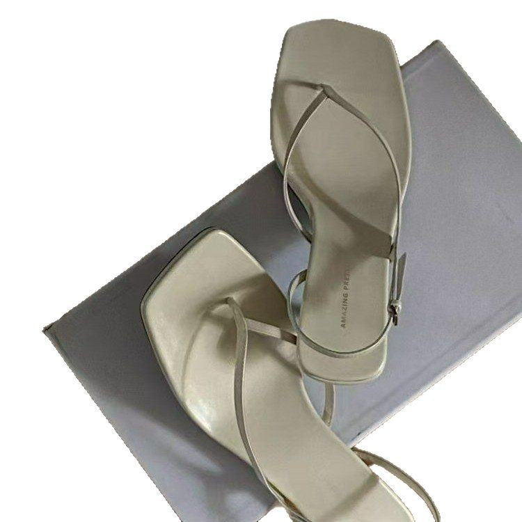 Stiletto Flip-Flops aus Rindsleder – Bild 4 | LuxeStyle