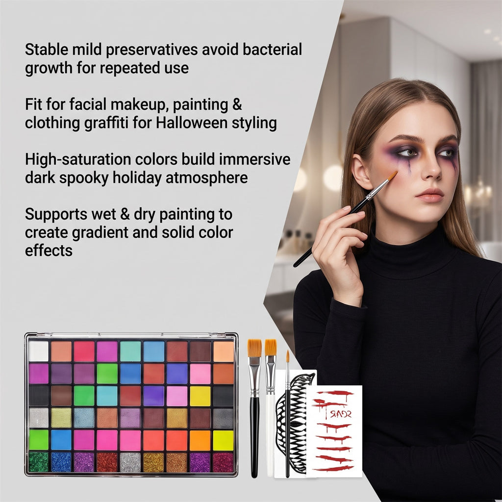 Mehrfarbige Gesichts- und Körperfarbe – Bild 3 | LuxeStyle