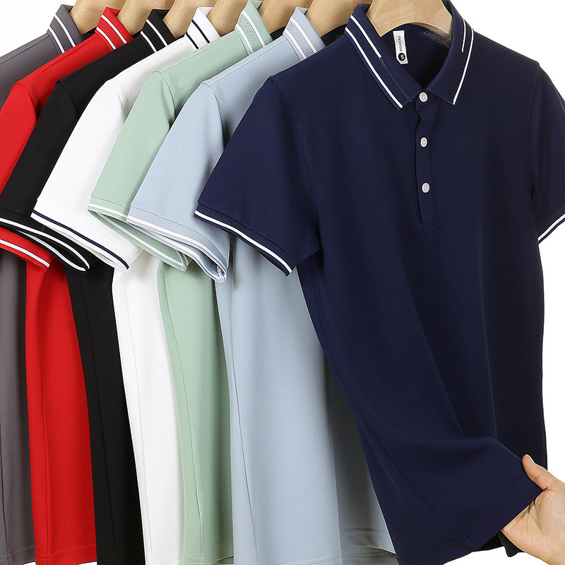 Kurzarm-Polohemd aus Seidenmischung – Bild 6 | LuxeStyle