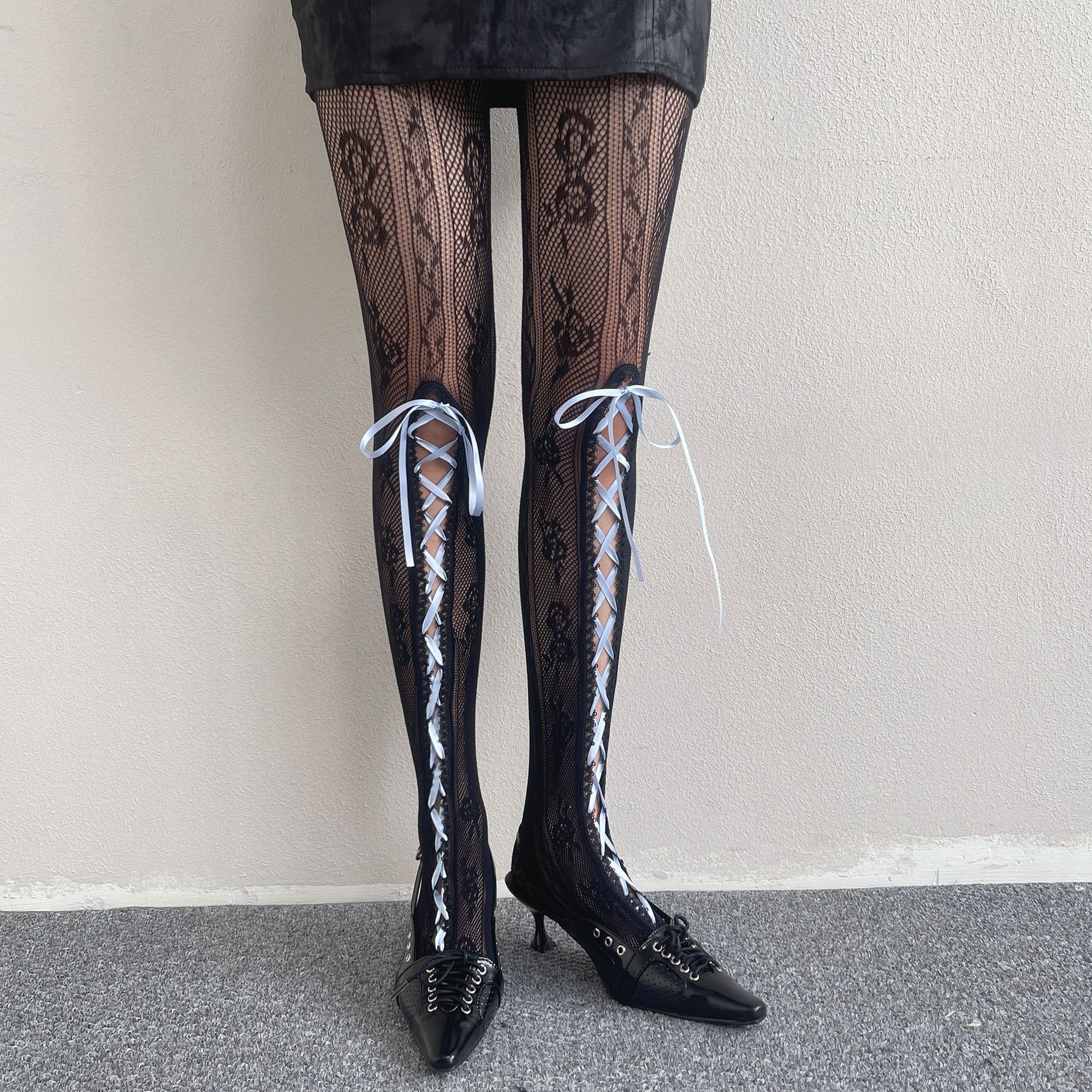 Strap Lace Sexy Pantyhose For Women