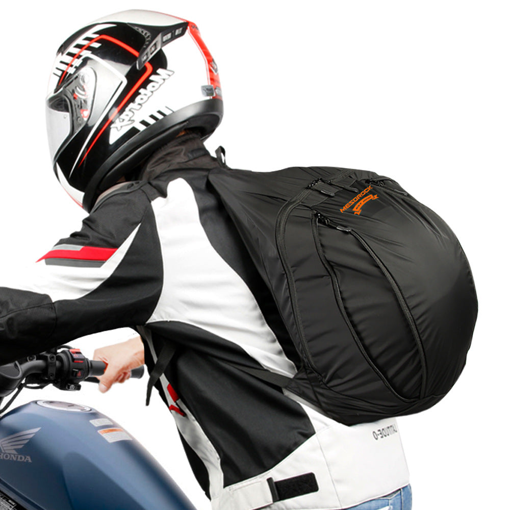 Faltbarer Motorrad-Rucksack für Helme, 24L