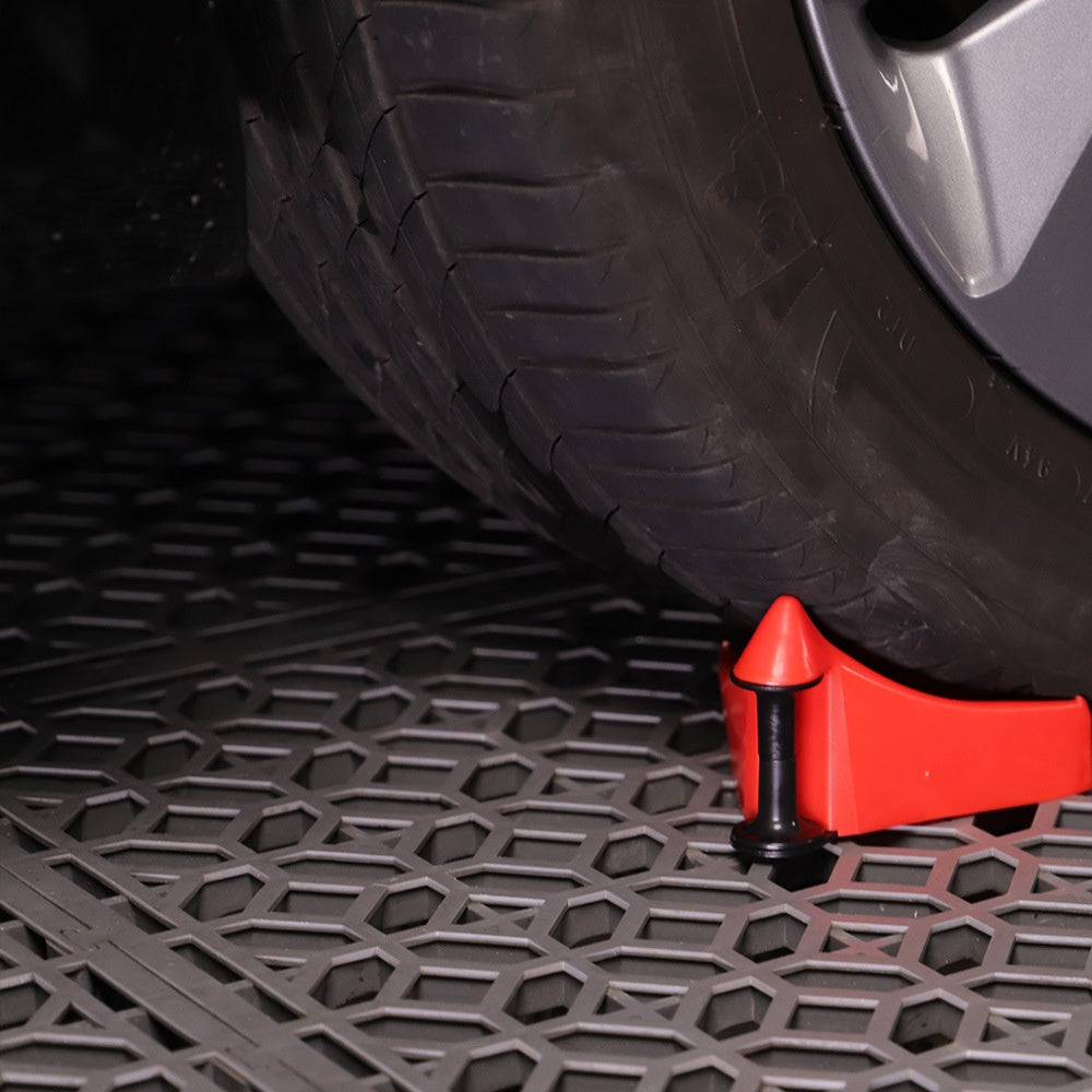 Rutschfester Parkstopper für Autoreifen (4er-Set)